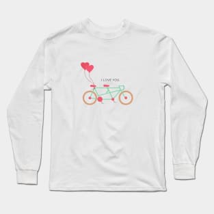 I love you in a bike Long Sleeve T-Shirt